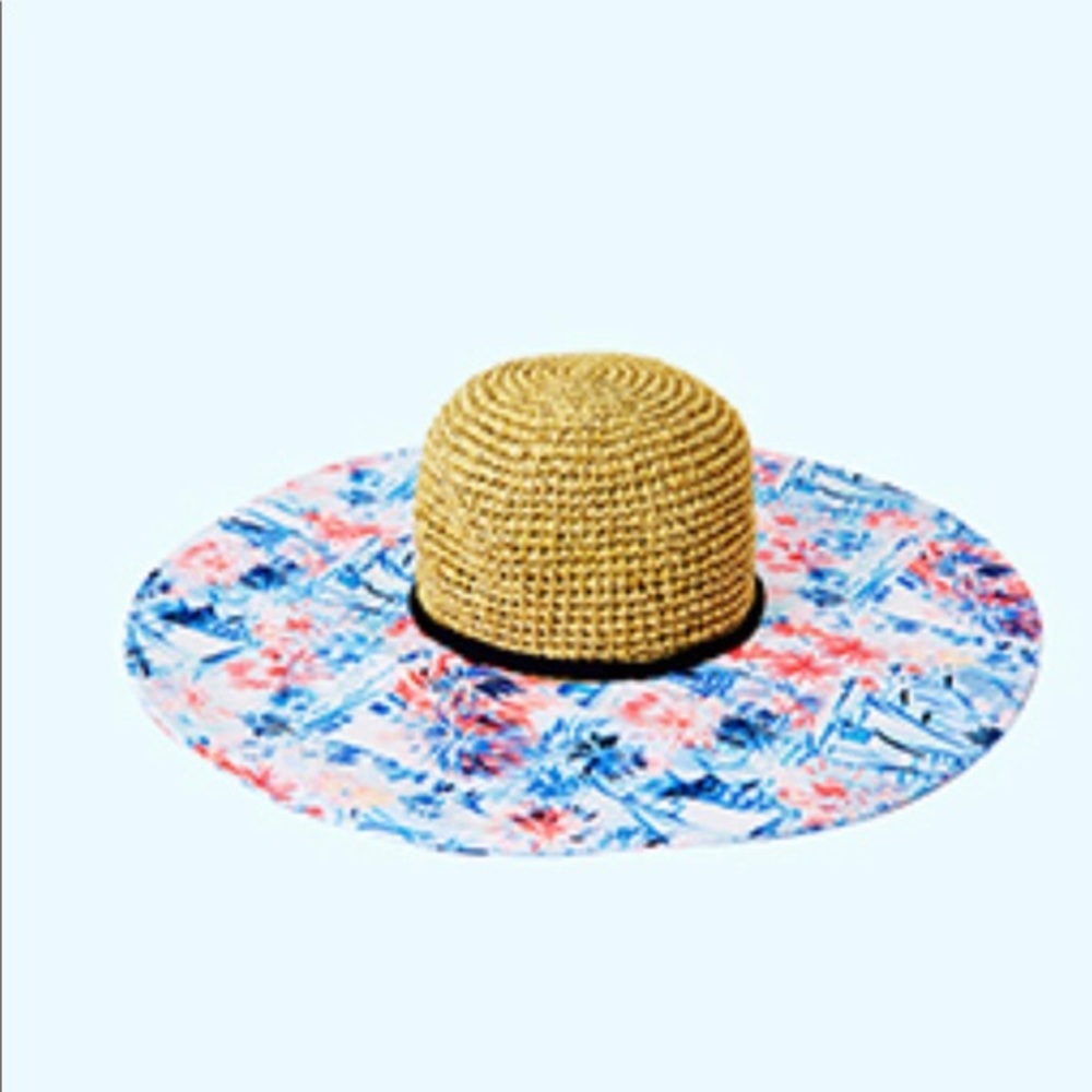 NWT Lilly Pulitzer Sea to Shining Sea Beach Hat